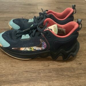 Nike Blue and Pink Sneakers with Chunky Sole